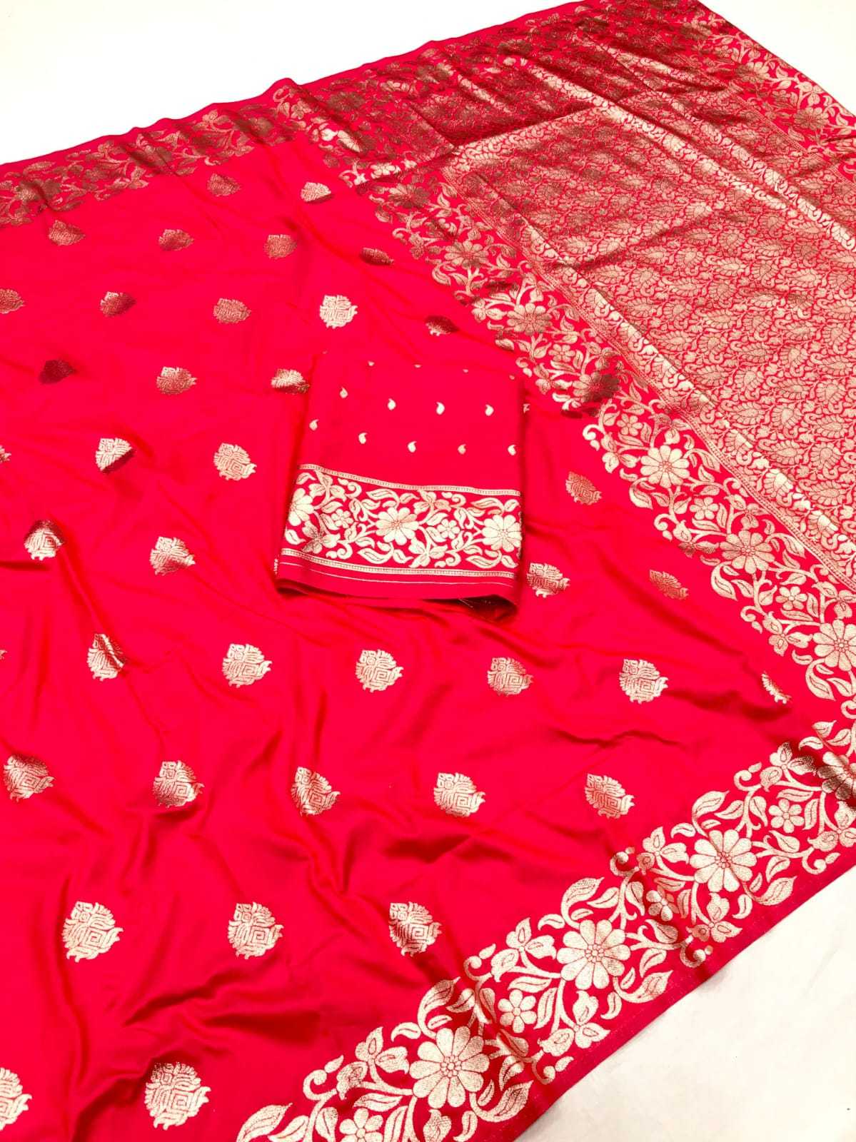 Rebola Banarasi Soft Silk Designer Saree
