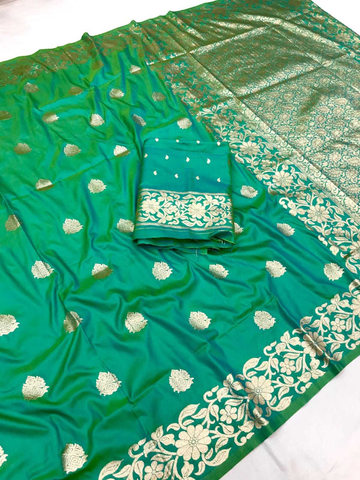 Rebola Banarasi Soft Silk Designer Saree