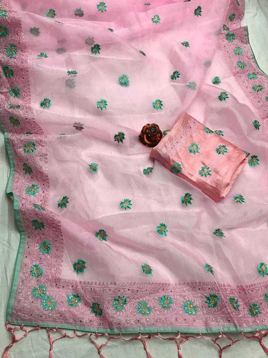 Ridham Organza Designer Saree