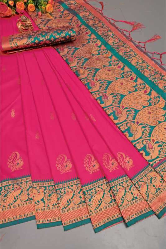Samara Banarasi Soft Silk Designer Saree