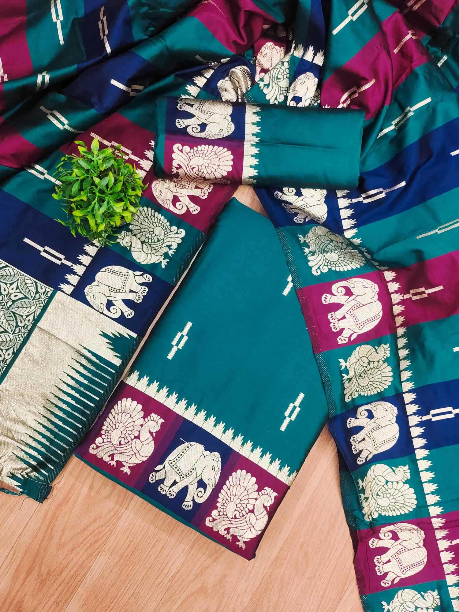 Soft Silk Embroidery Suit