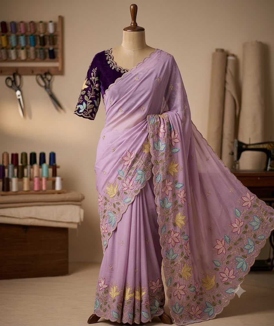 Party Wear Silk Saree