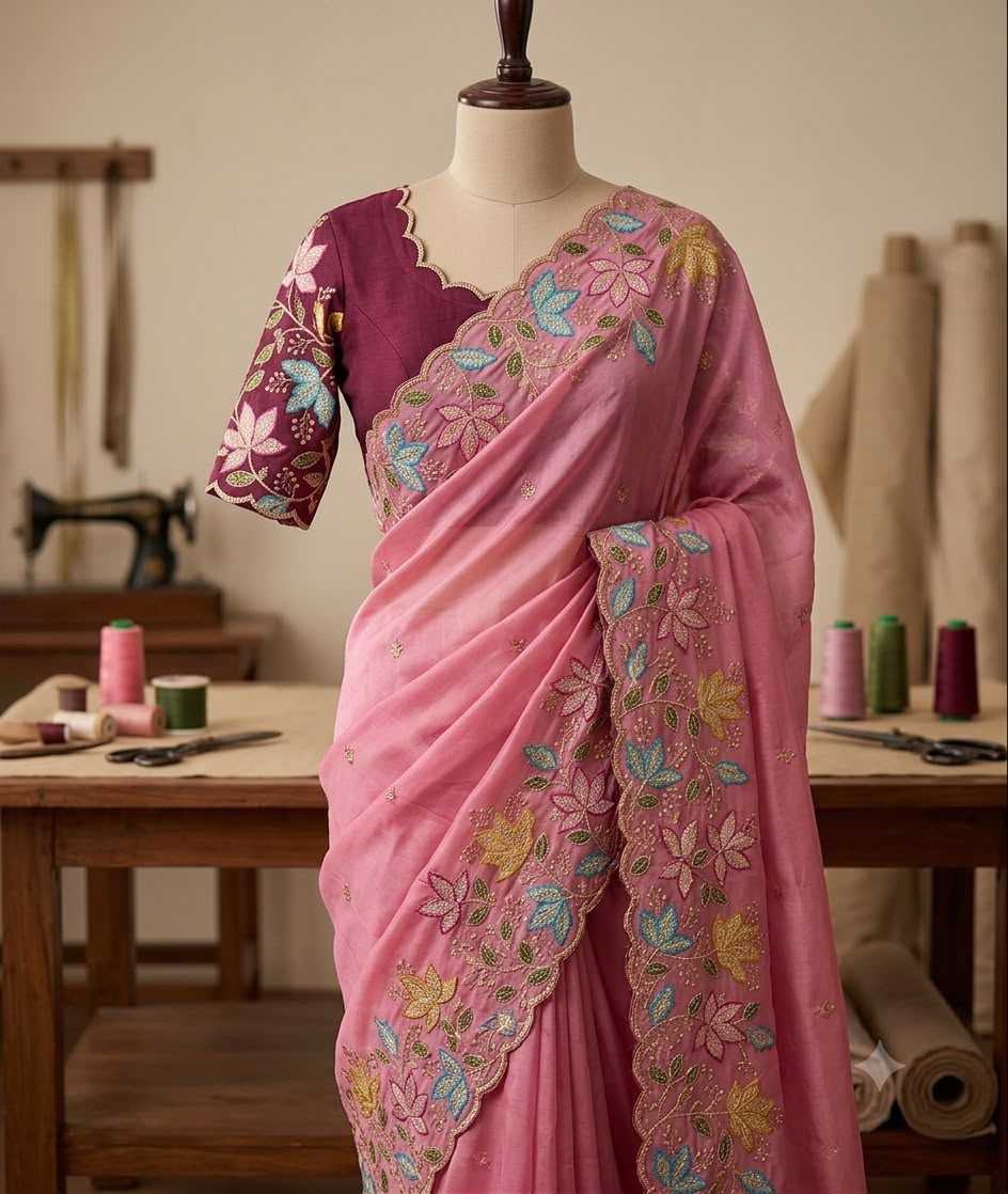 Party Wear Silk Saree