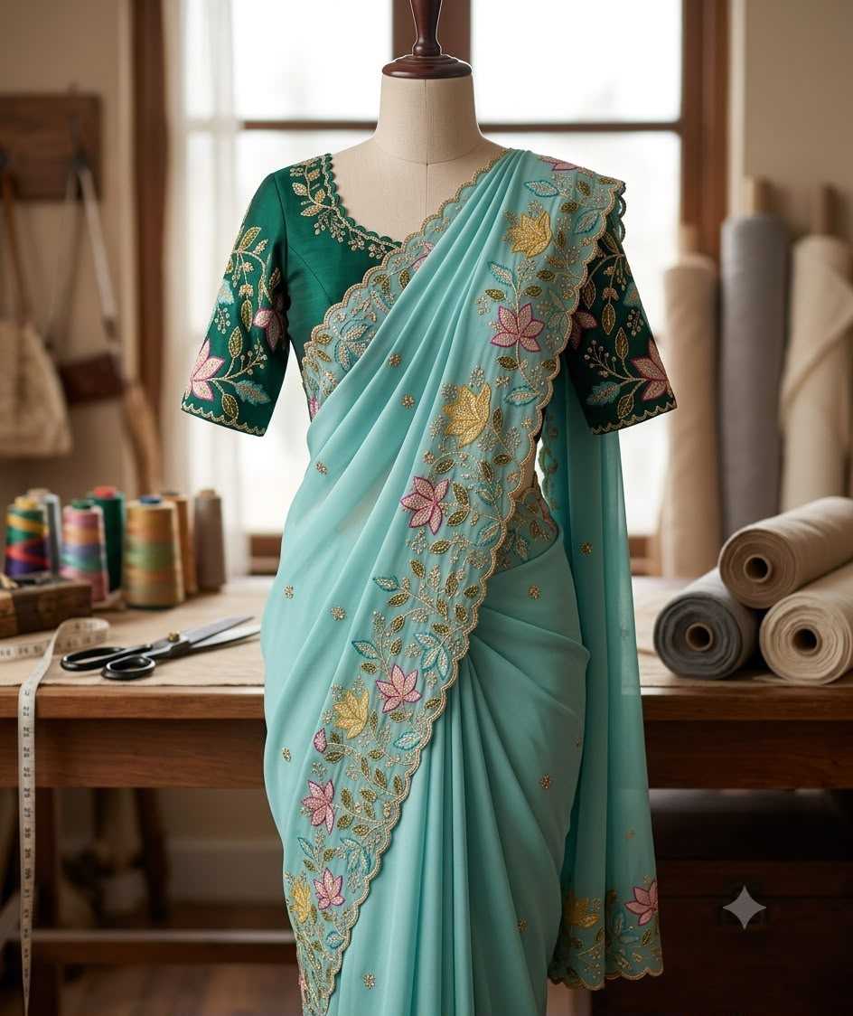 Party Wear Silk Saree
