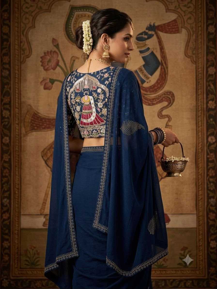 Georgette Party Wear Saree