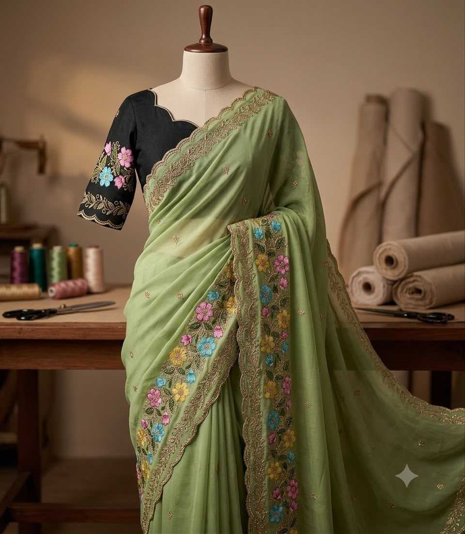 Party Wear Silk Saree