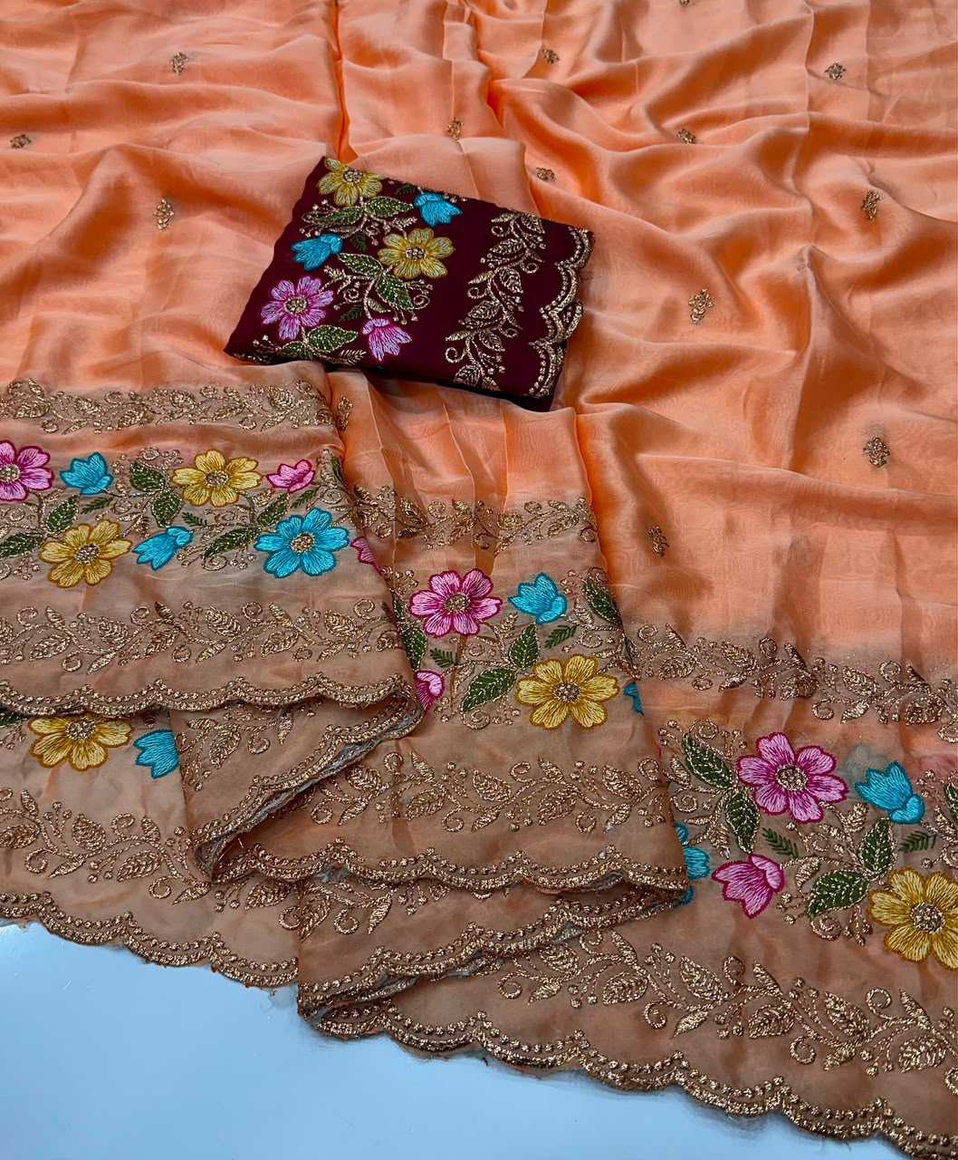 Party Wear Silk Saree