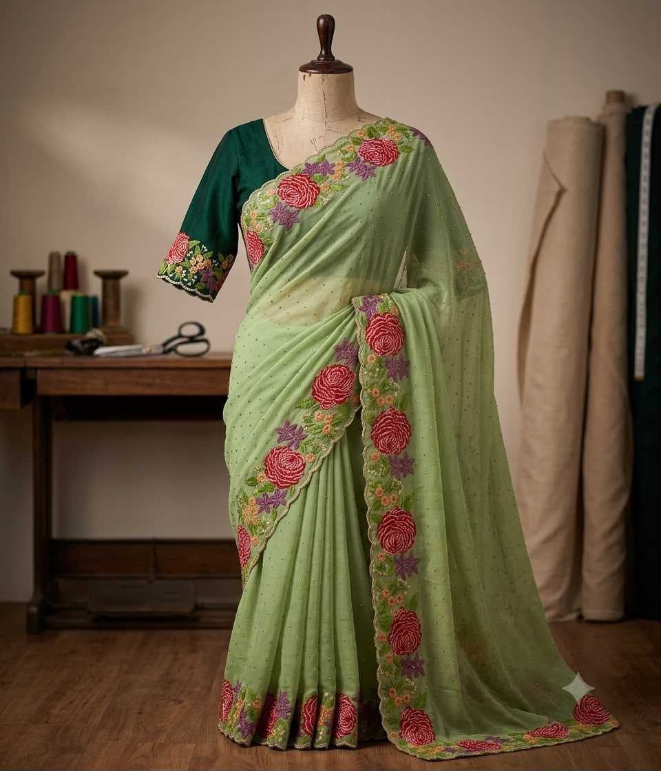 Georgette Designer Saree 009