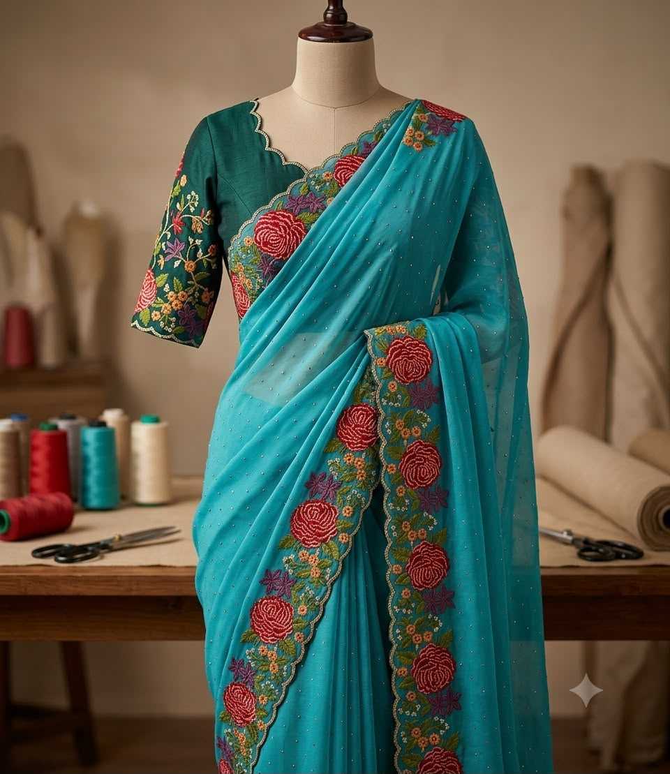 Georgette Fancy Saree