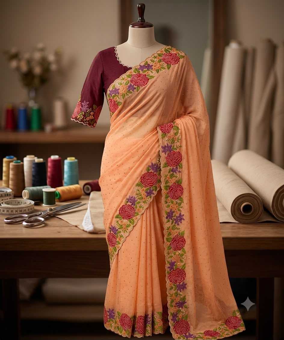 Georgette Fancy Saree