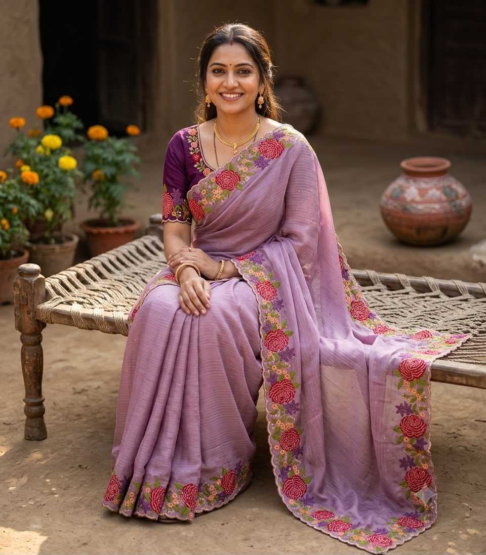 Georgette Party Wear Saree
