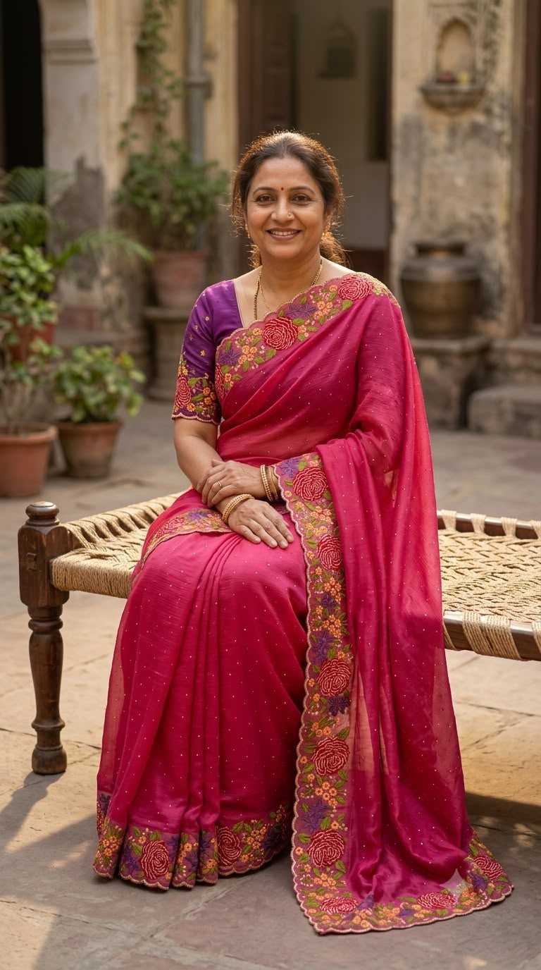 Georgette Party Wear Saree