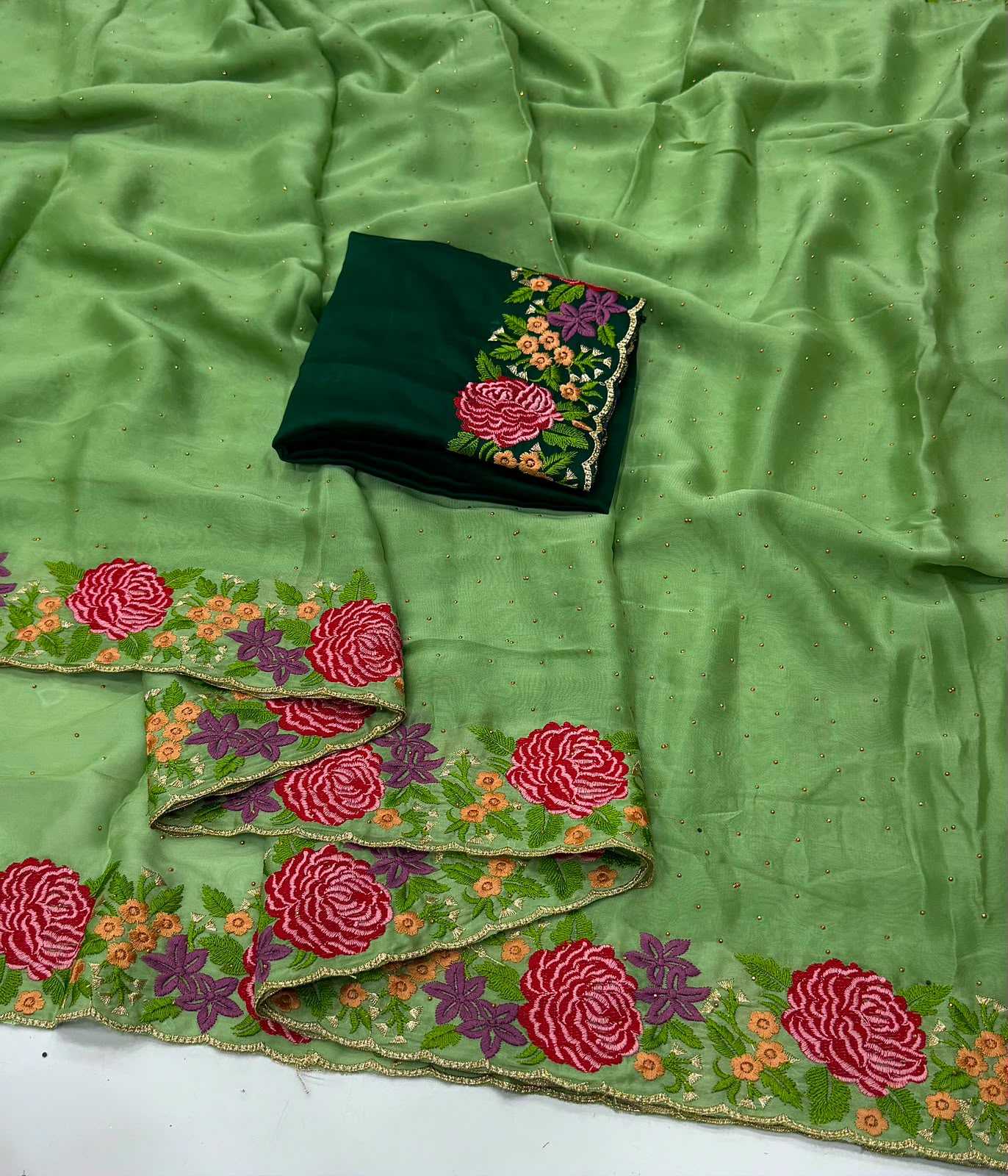 Georgette Party Wear Saree