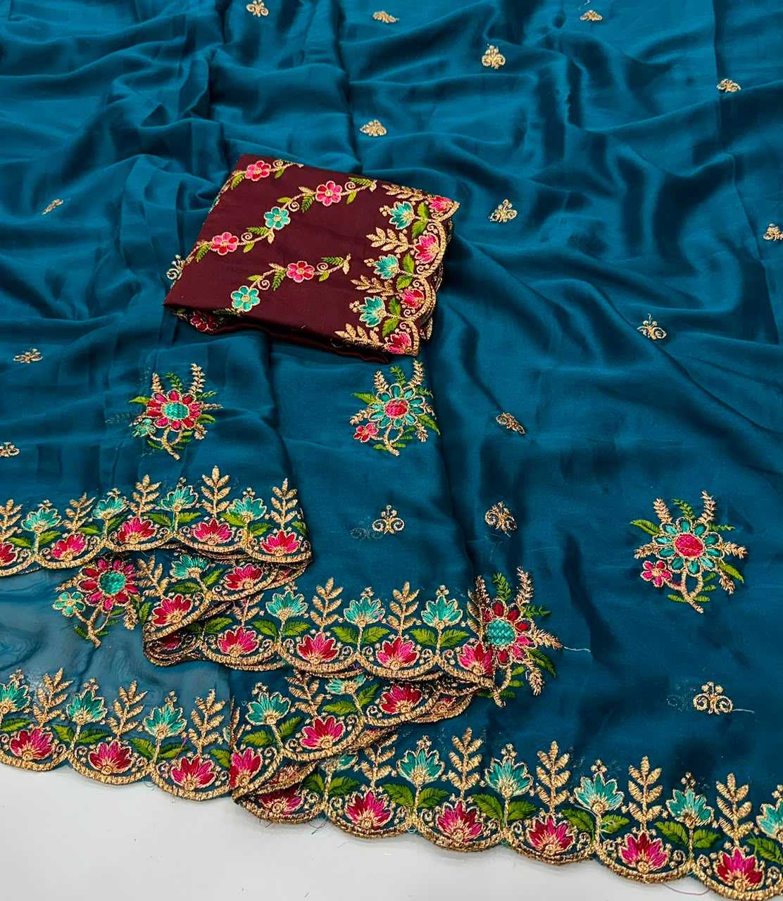 Rangoli Silk Heavy Saree