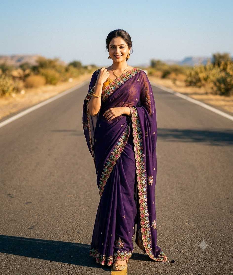 Rangoli Silk Heavy Saree