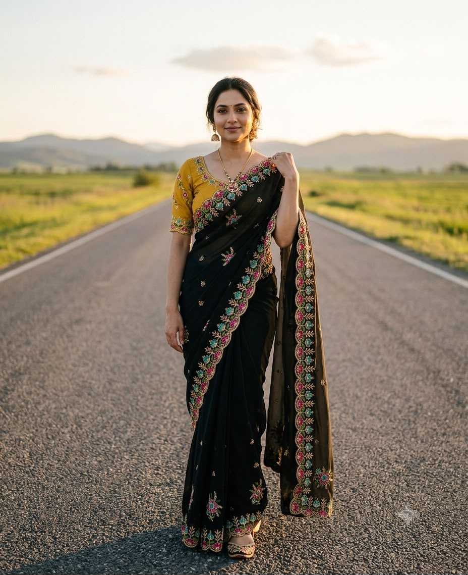 Rangoli Silk Heavy Saree