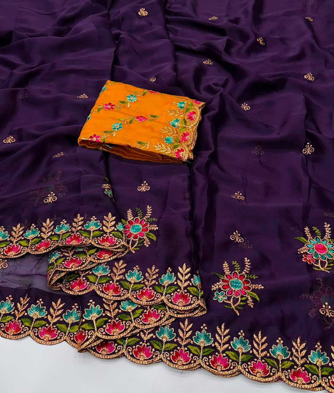 Rangoli Silk Heavy Saree