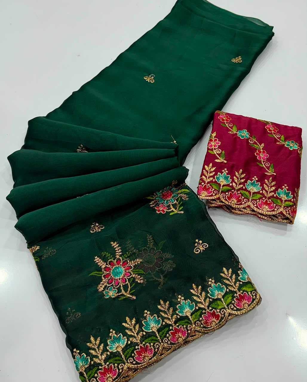 Rangoli Silk Heavy Saree