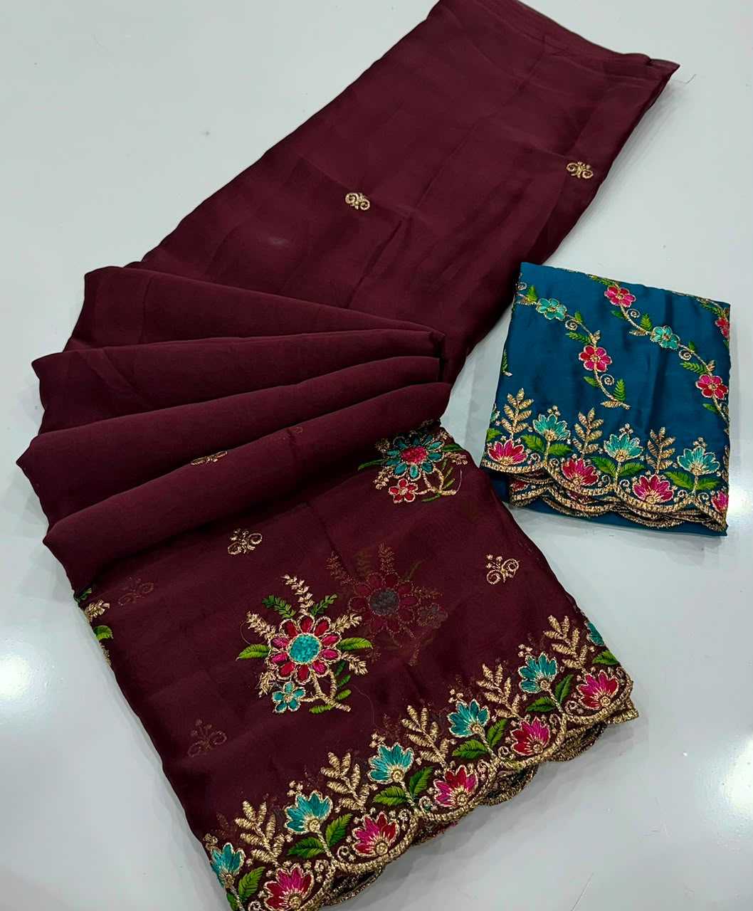 Rangoli Silk Heavy Saree