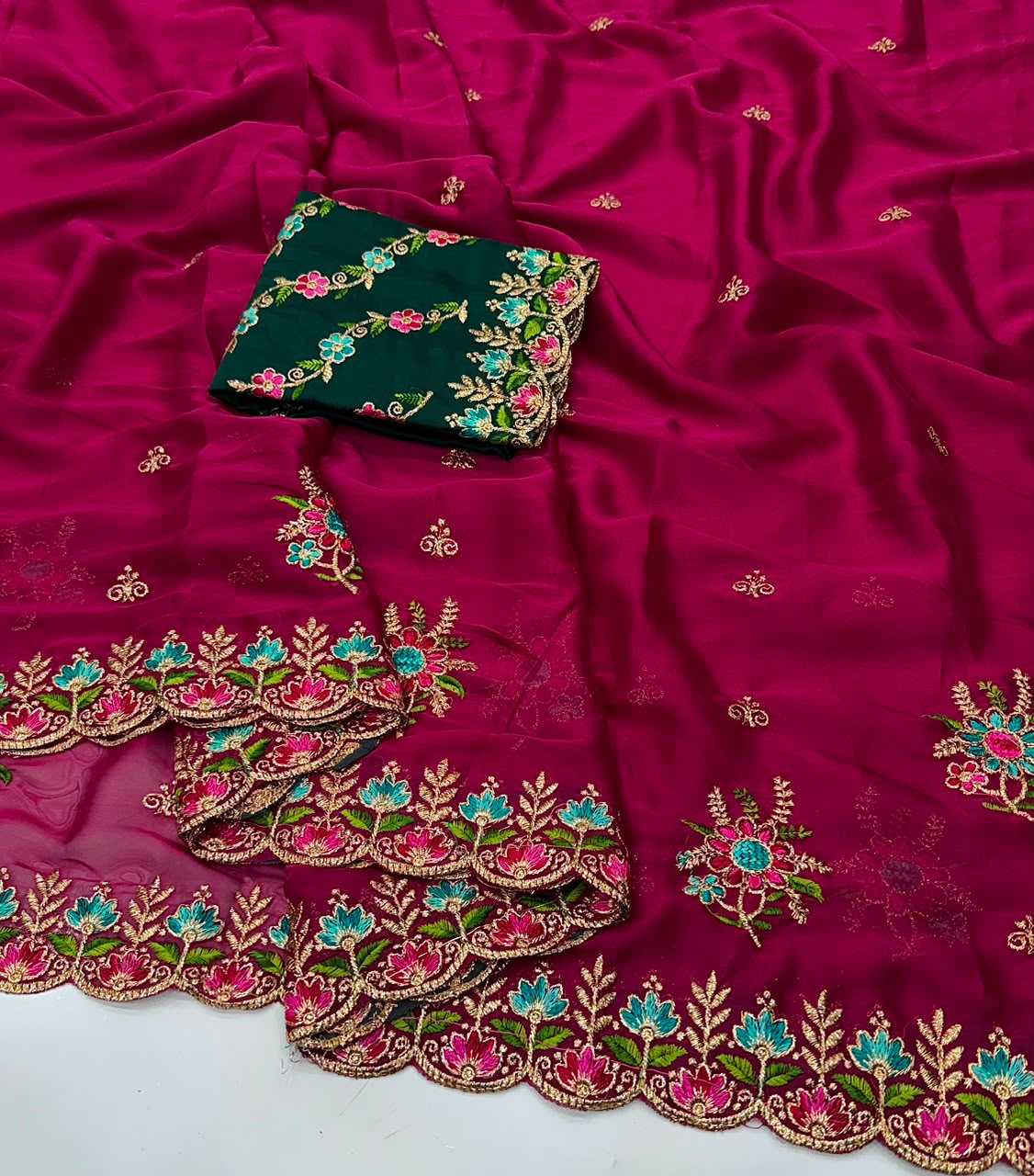 Rangoli Silk Party Wear Saree