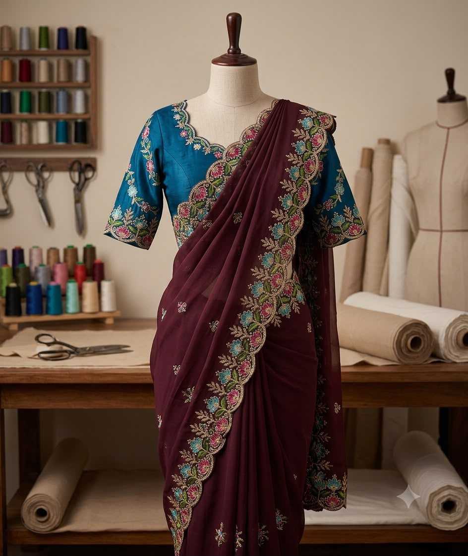 Rangoli Silk Party Wear Saree