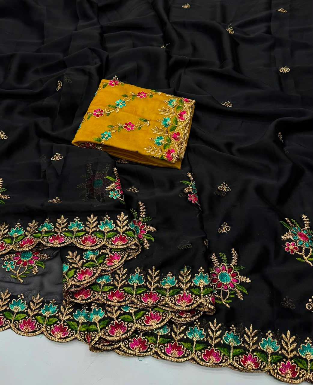 Rangoli Silk Party Wear Saree