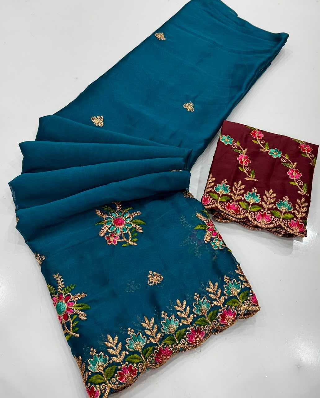 Rangoli Silk Party Wear Saree