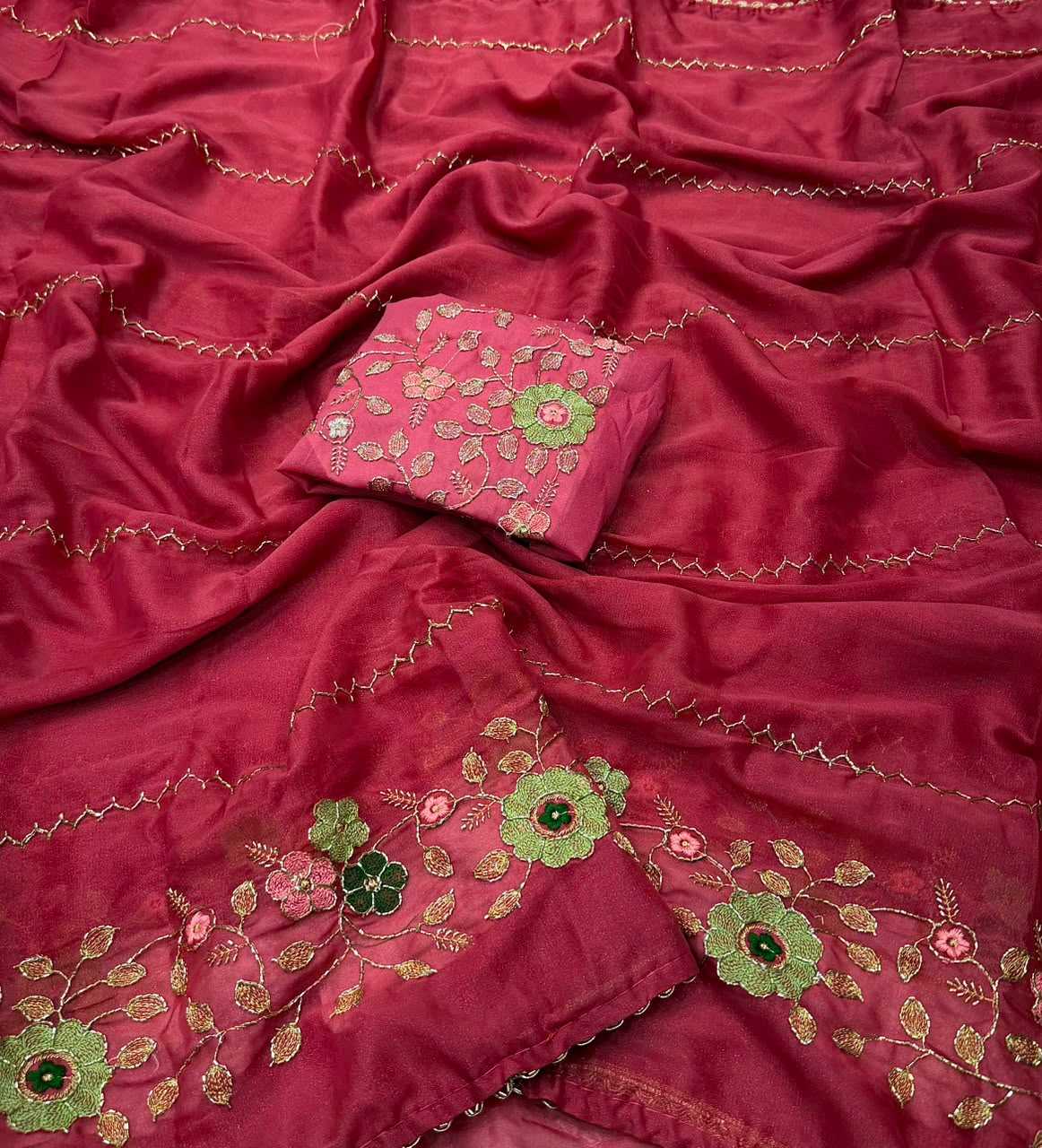 Georgette Party Wear Saree