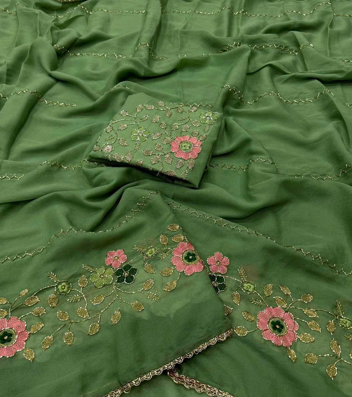 Georgette Party Wear Saree