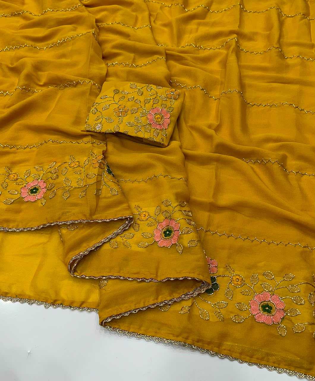 Georgette Party Wear Saree