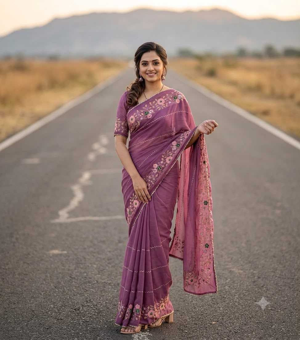 Georgette Party Wear Saree