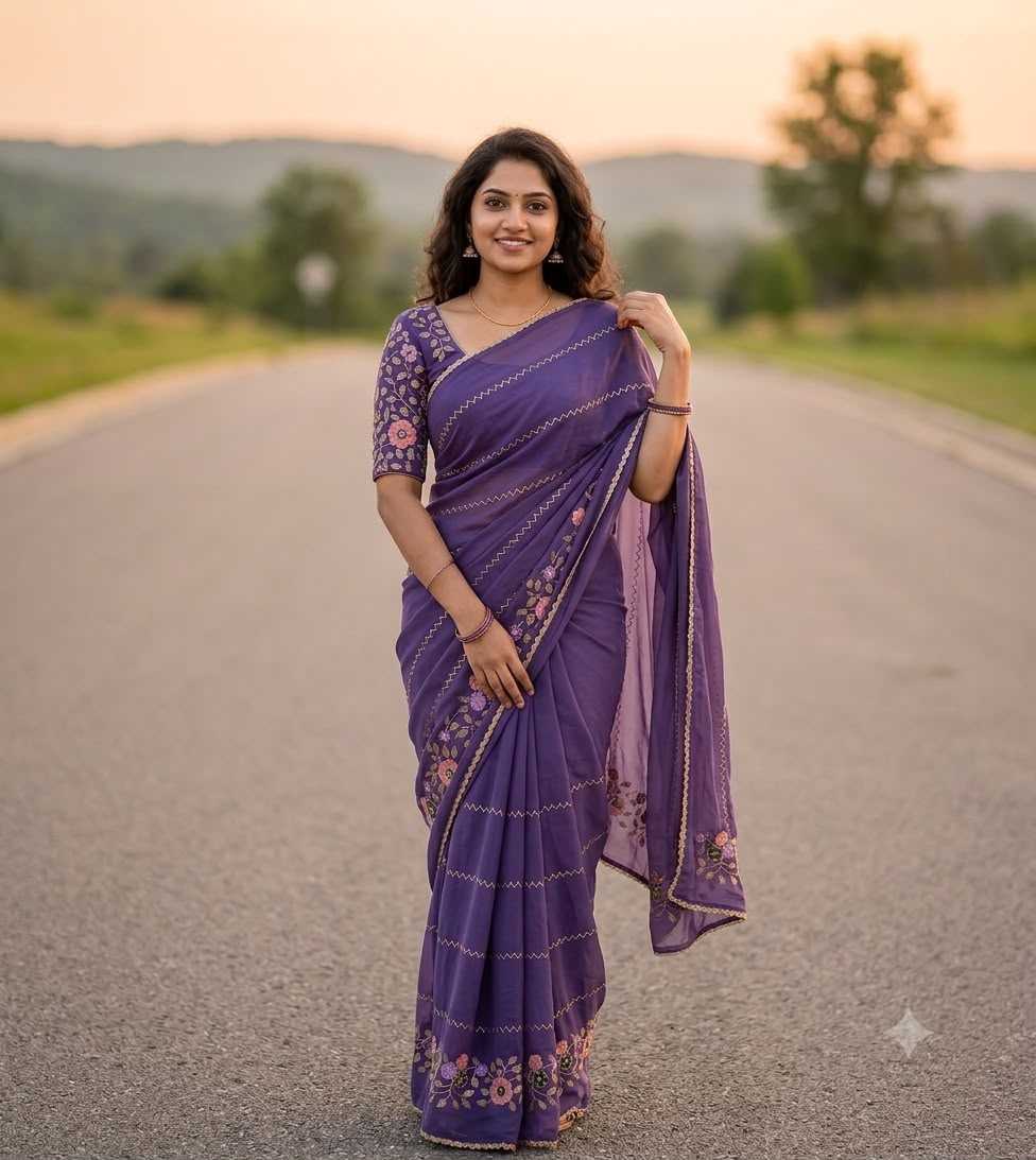 Georgette Party Wear Saree