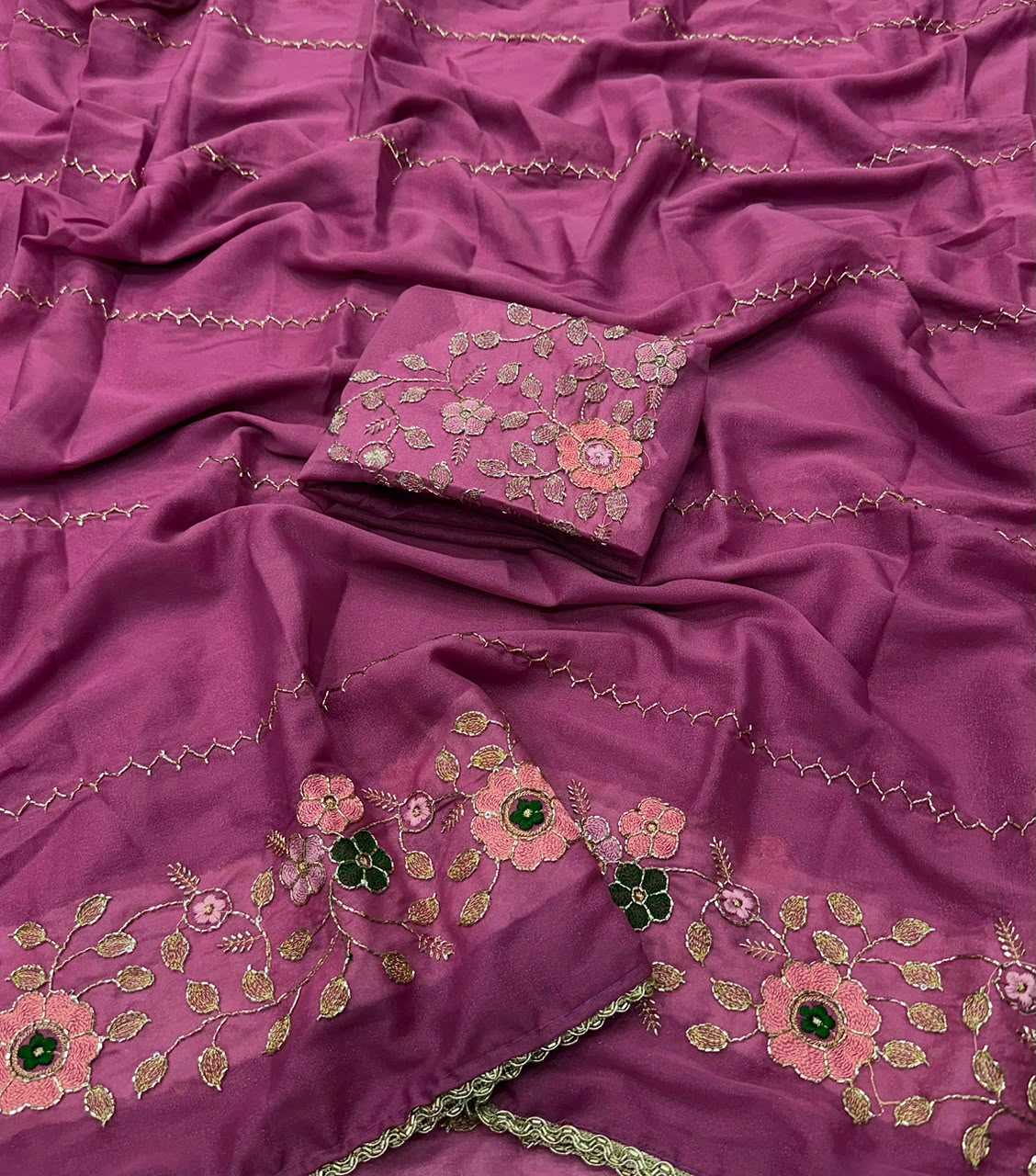 Georgette Party Wear Saree