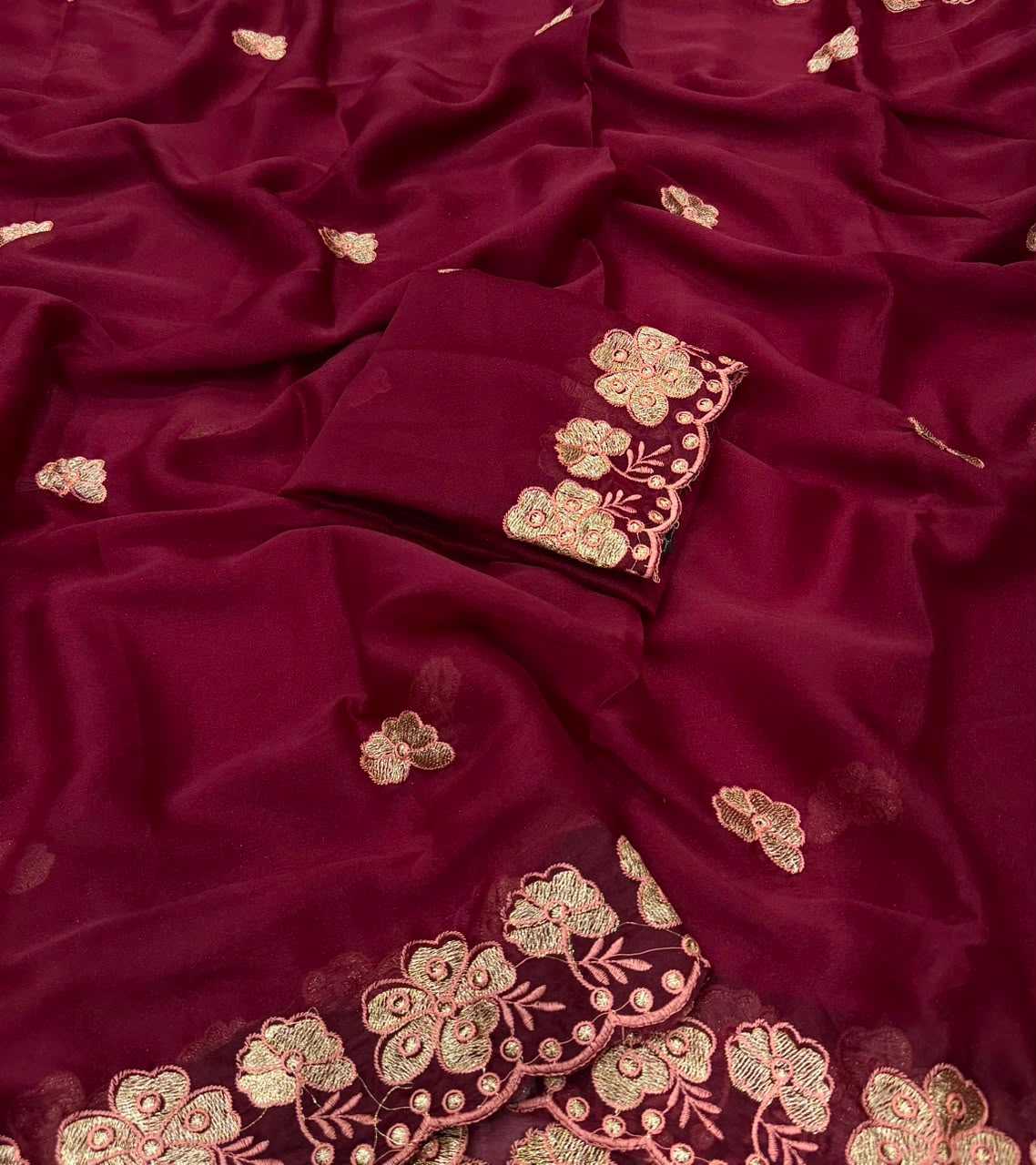 Georgette Party Wear Saree