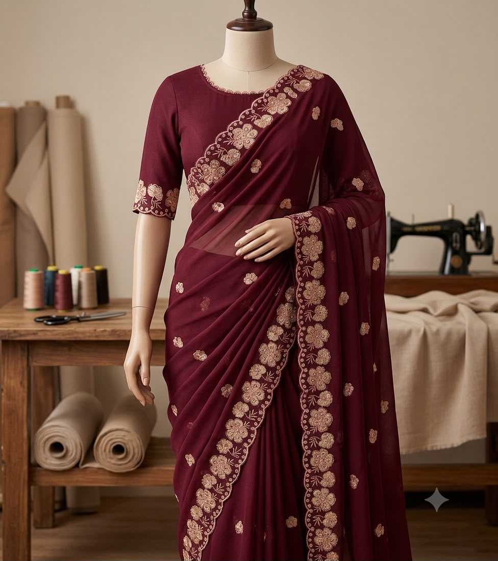 Georgette Party Wear Saree