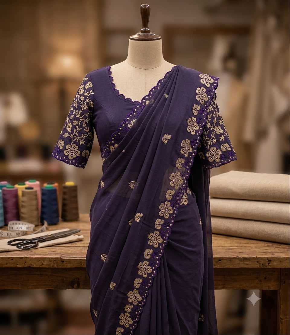 Georgette Party Wear Saree