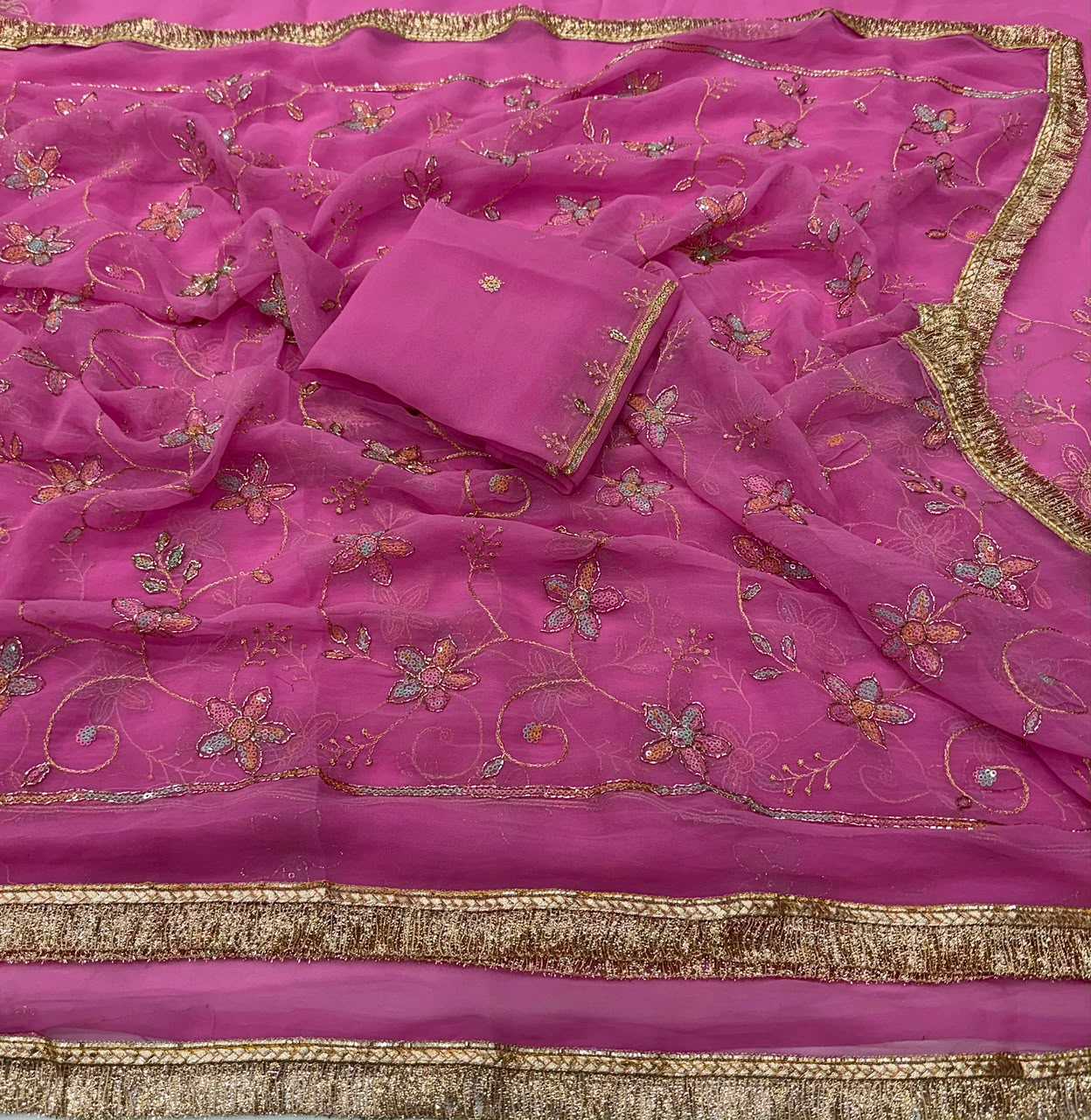Georgette Designer Saree