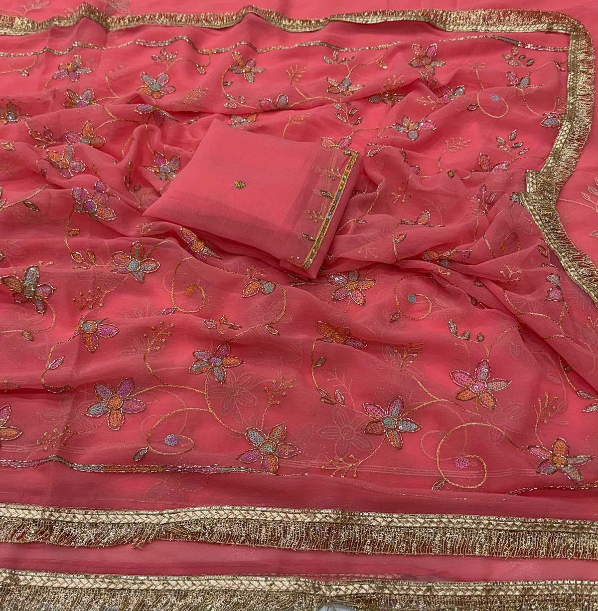 Georgette Designer Saree