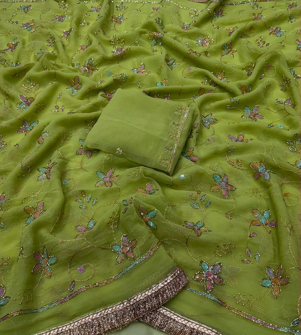 Georgette Designer Saree