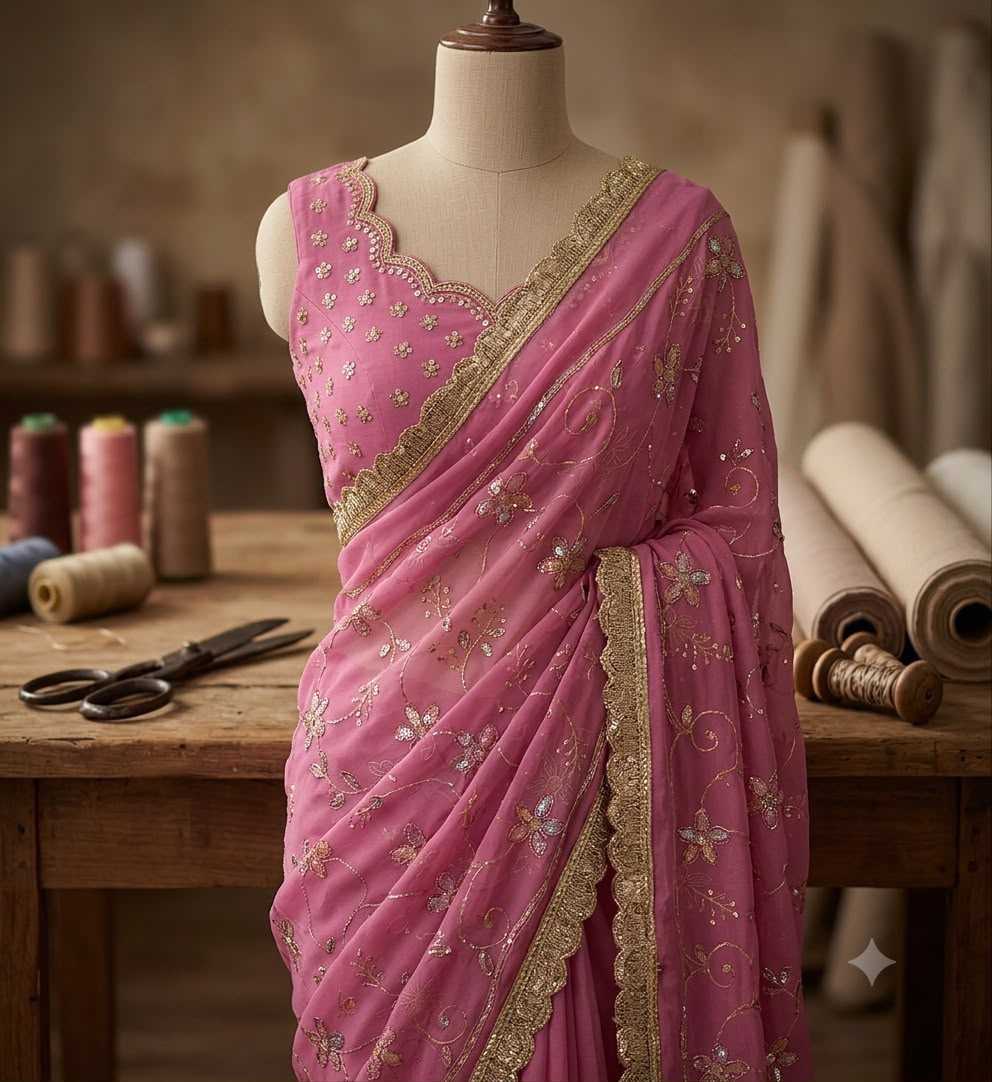 Georgette Designer Saree