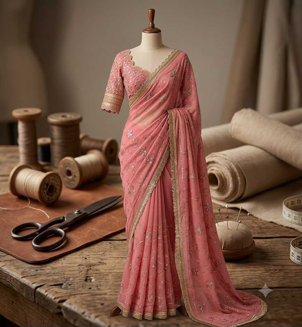 Georgette Designer Saree
