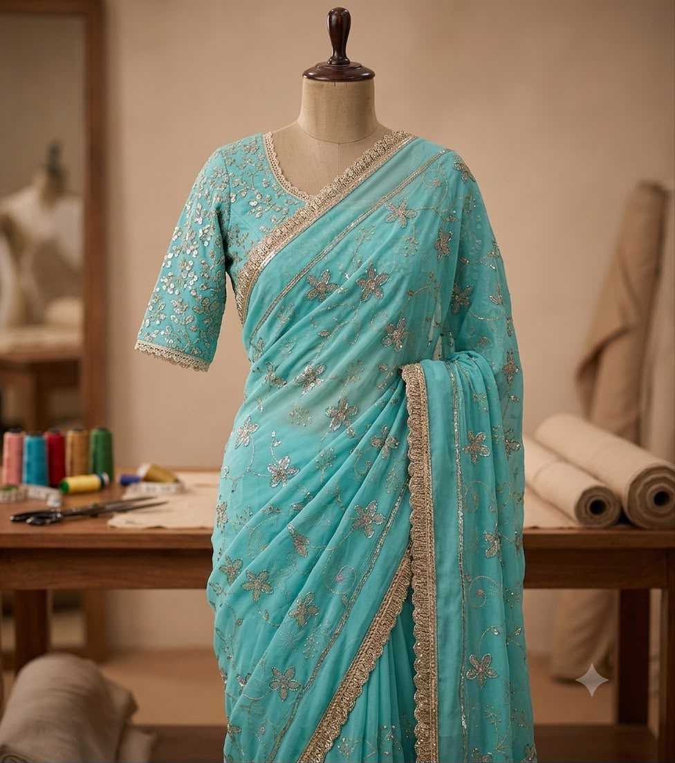 Georgette Designer Saree