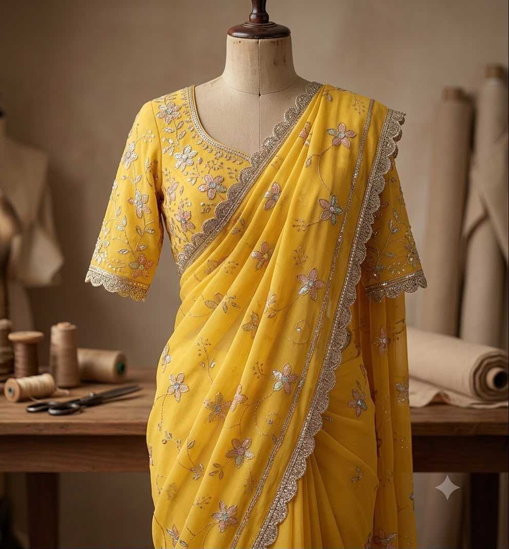 Georgette Designer Saree