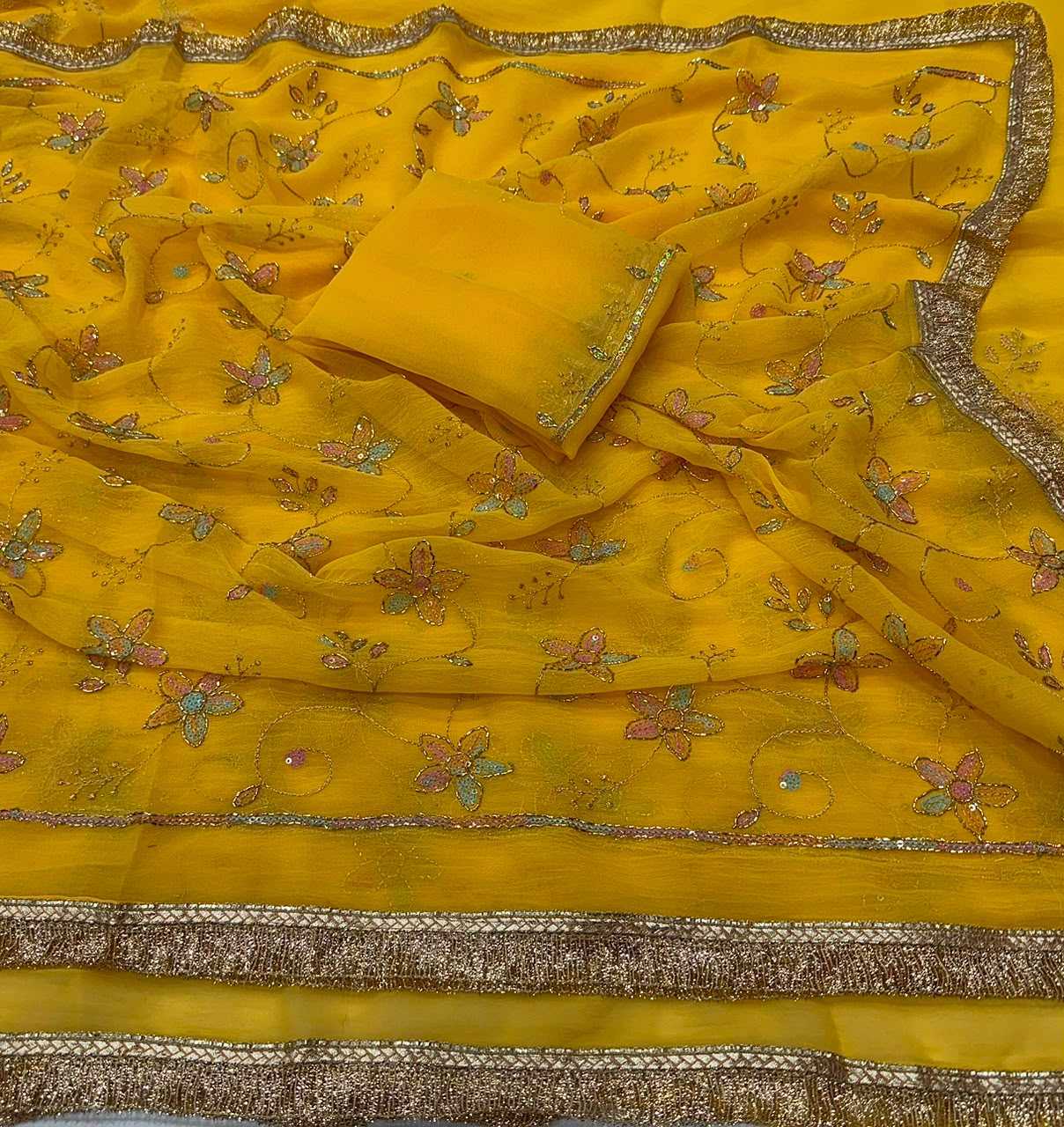 Georgette Designer Saree
