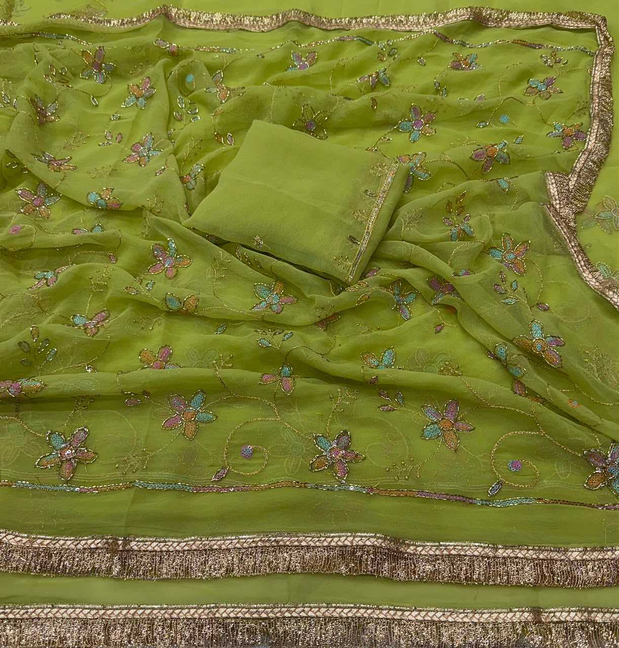 Georgette Designer Saree