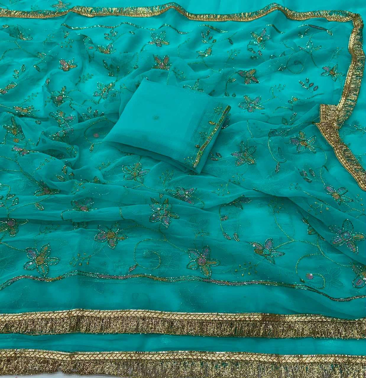 Georgette Designer Saree