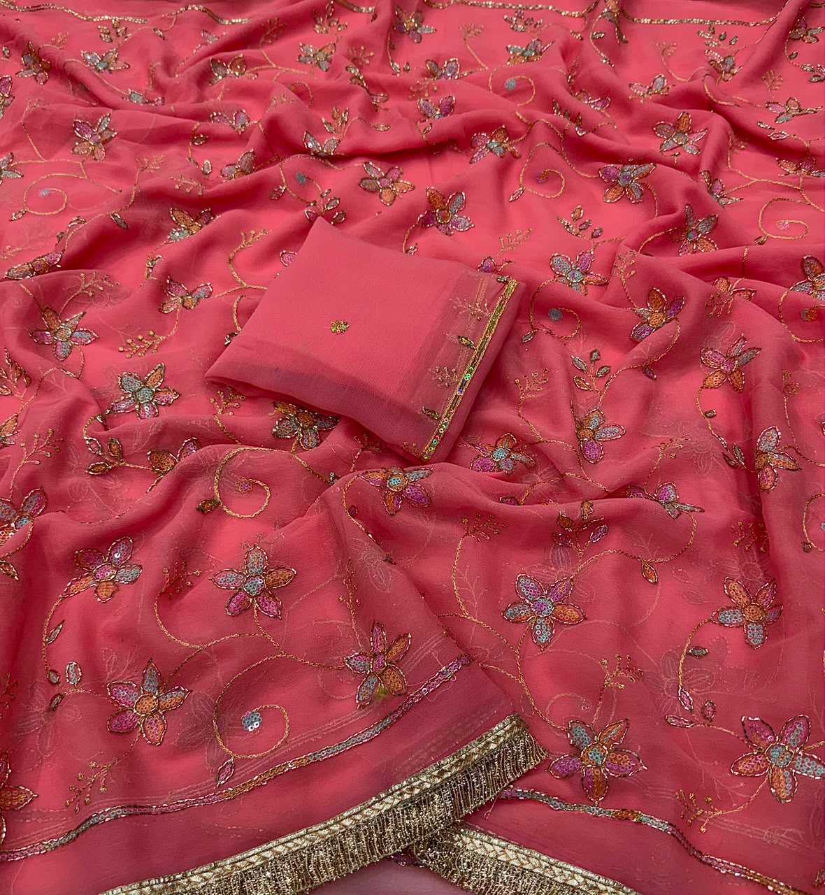 Georgette Designer Saree