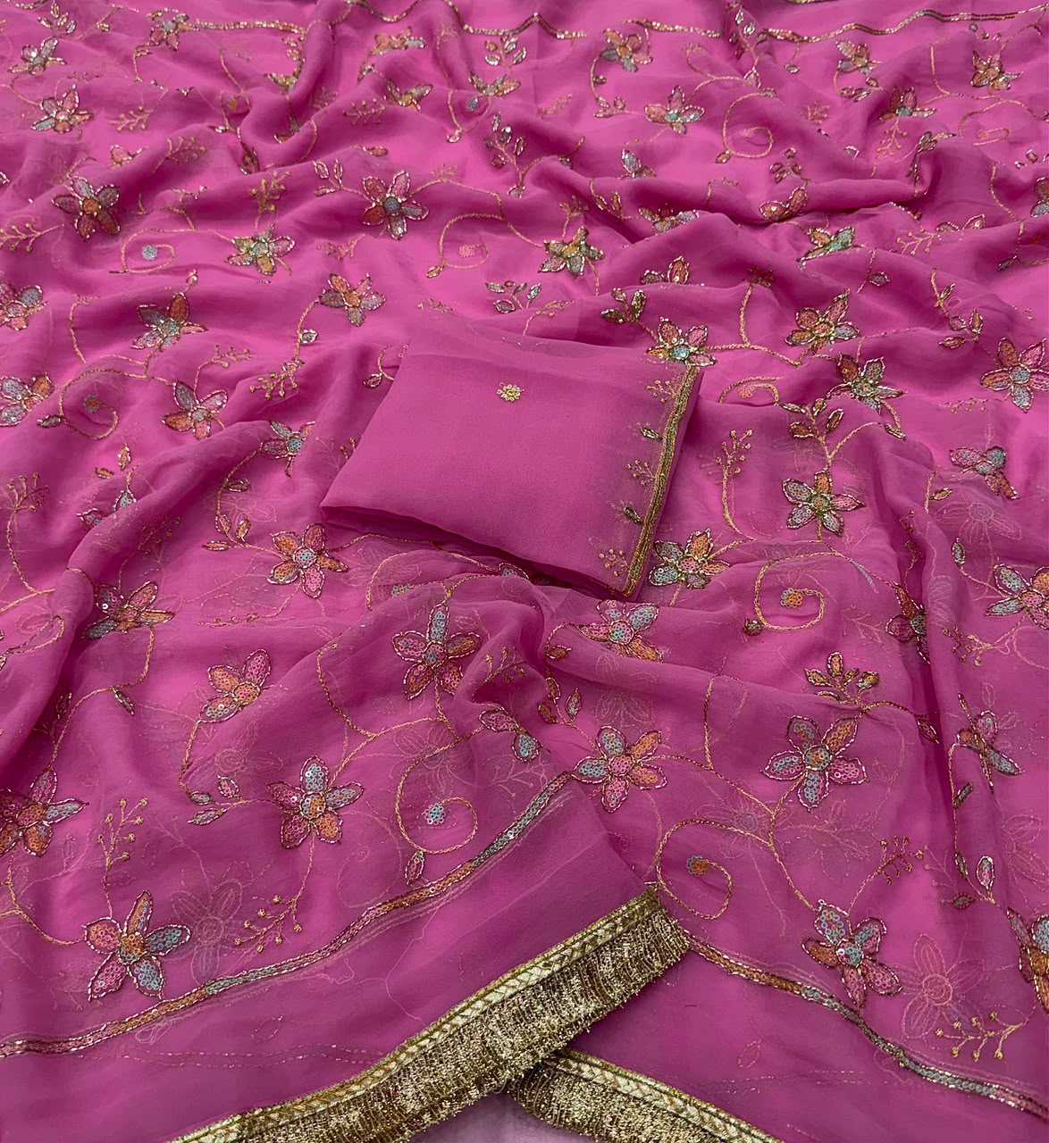 Georgette Designer Saree