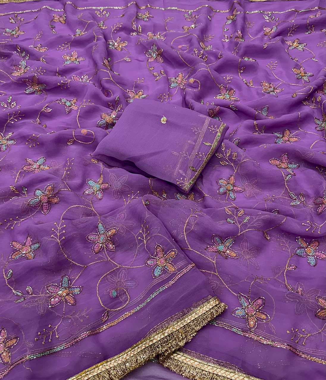 Georgette Designer Saree
