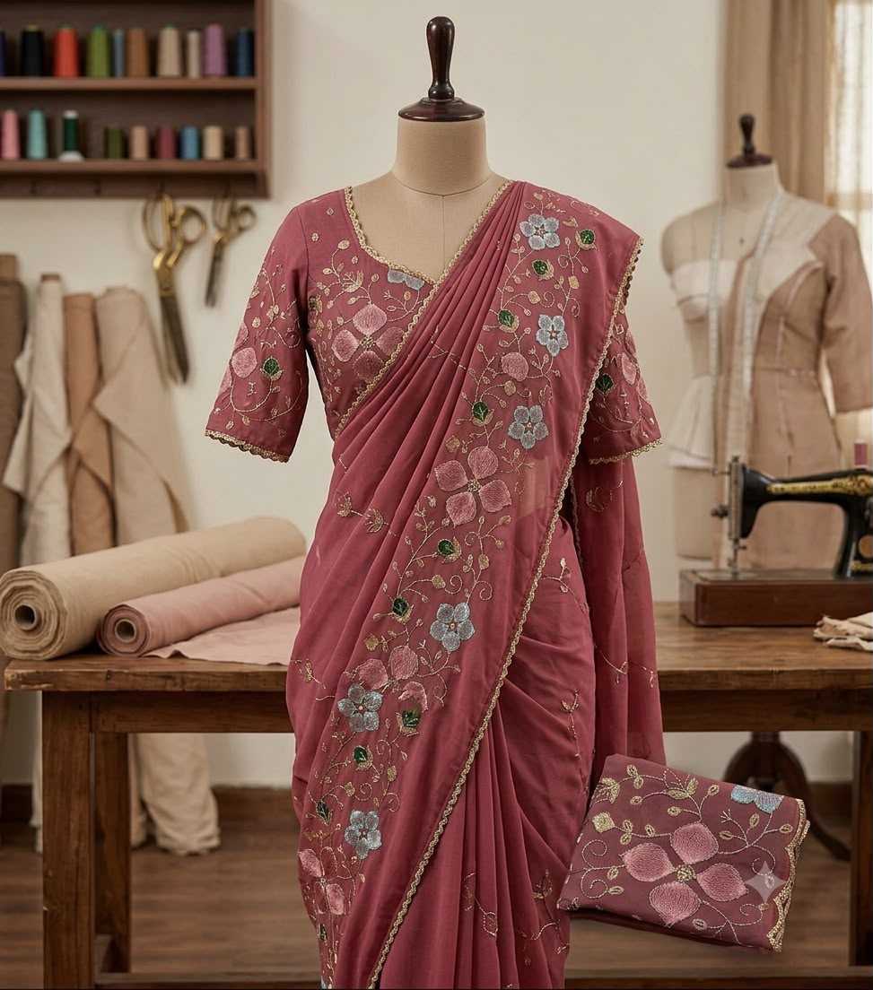 Georgette Designer Saree
